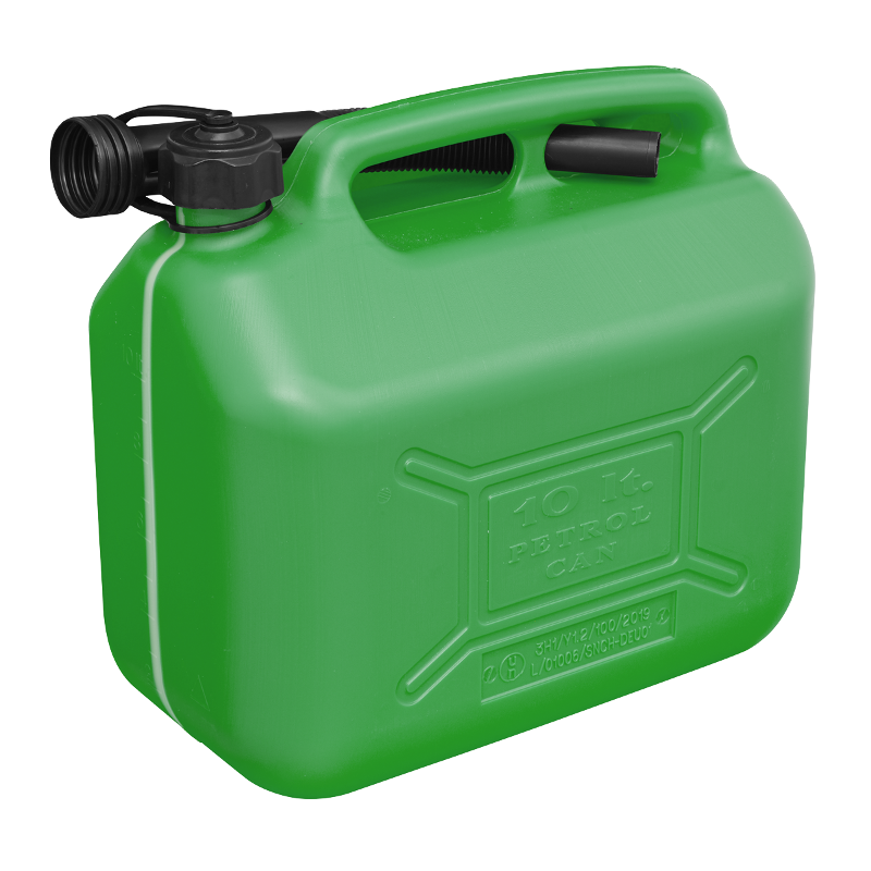 Sealey Fuel Can 10L - Green