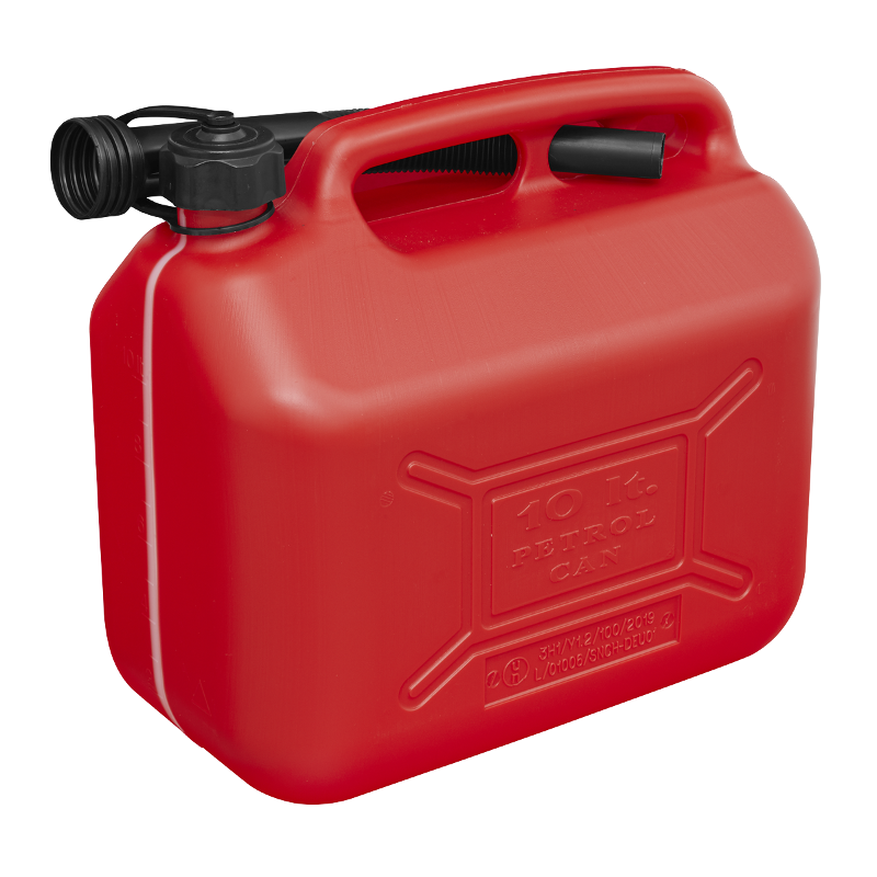 Sealey Fuel Can 10L - Red