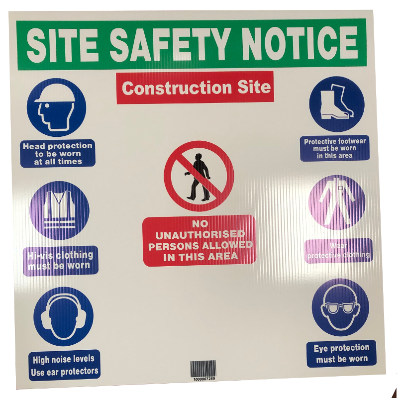 CONSTRUCTION SITE SAFEY NOTICE