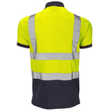 Supertouch Hi-Vis 2 Tone Yellow Polo Shirt