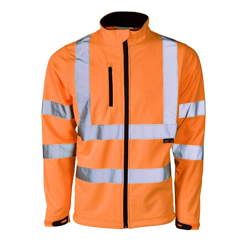 Supertouch Hi Vis Orange Softshell Jacket