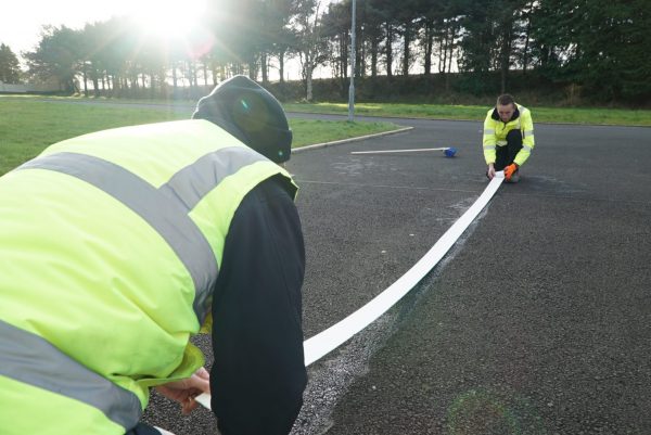 Thermoplastic White Line-Marking Tape