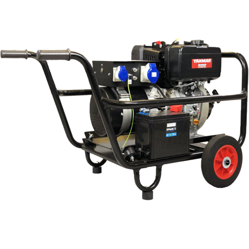 Yanmar 6Kva V-Spec Electric Start Generator, Trolley Frame