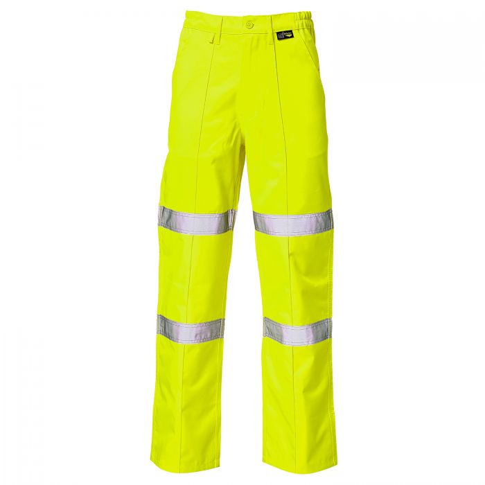 Supertouch Hi-Vis Yellow 2-Band Ballistic Trousers
