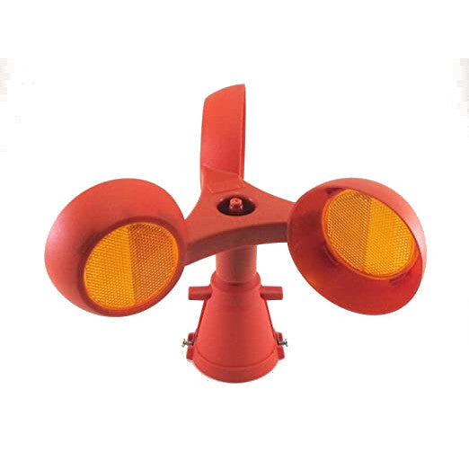 Rotating 3 Way Plastic Reflective Cone Spinner
