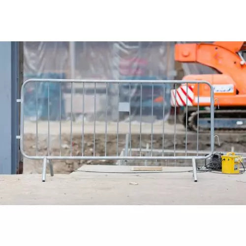 Steel Crowd Safety Barrier - Galvanised