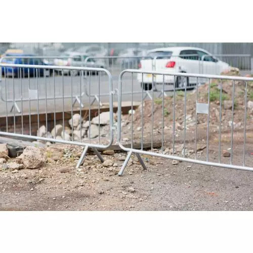 Steel Crowd Safety Barrier - Galvanised