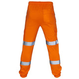 Supertouch Hi Vis Orange 2 Tone Jogging Bottoms