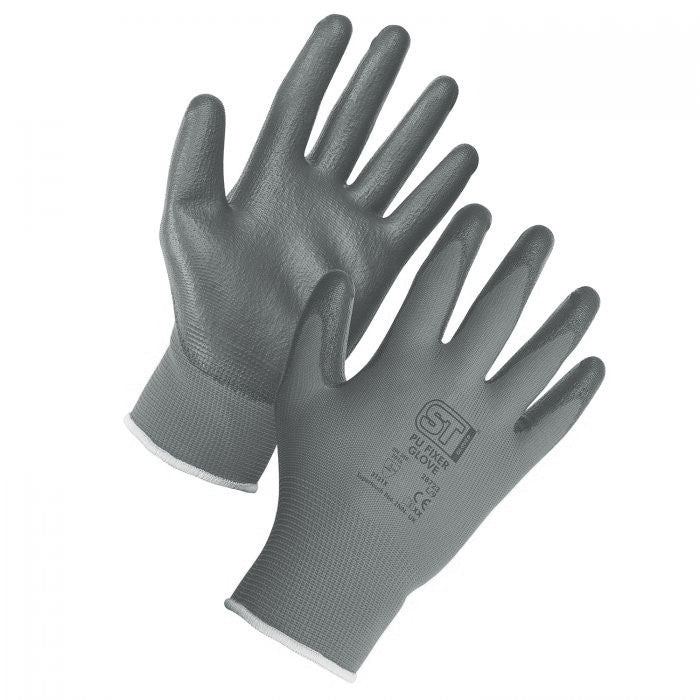 Supertouch Grey PU Fixer Glove (10 Packs of 12)